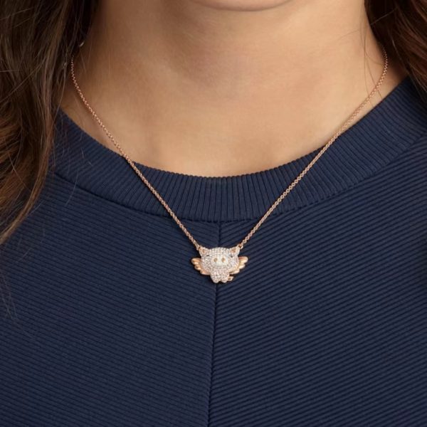 Swarovski/施華洛世奇LITTLE萌趣飛豬項鍊5446986 玫瑰金5446986：圖片 2