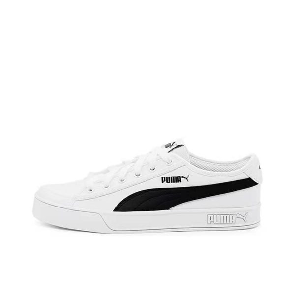 Puma Smash Vulc Black/White V2 白黑：圖片 2