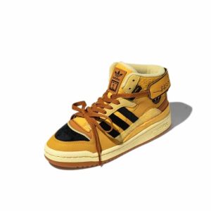 Melting Sadness x adidas originals Forum Exhibit Mid 經典休閒板鞋米黃蜜蜂BABO 男女同款