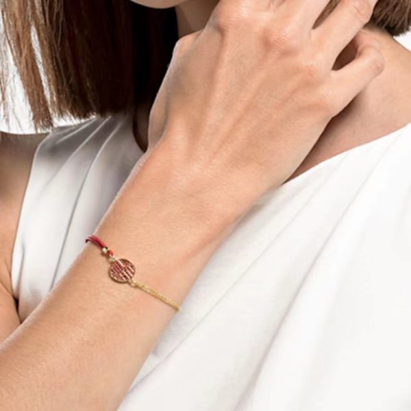 Swarovski/施華洛世奇福到新年手鍊5539896 紅色：圖片 2