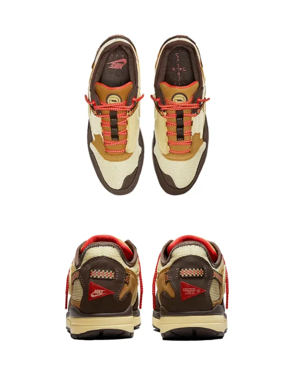 CACT.US CORP x Nike Air Max 1 "Baroque Brown" Travis Scott 倒鉤耐磨防滑低筒復古休閒跑步鞋男女同款巴洛克棕：圖片 2