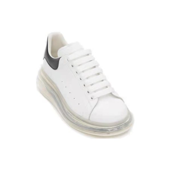 Alexander McQueen 厚底牛皮板鞋534278WHGP5 黑尾牛皮/氣墊：圖片 2