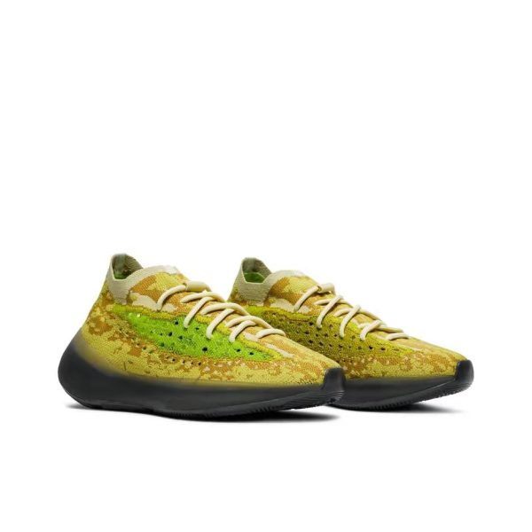 Adidas Yeezy Boost 380 V3 Hylte Glow 反射/霓虹黃/綠色：圖片 6