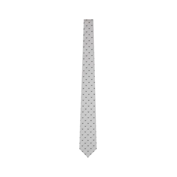 Armani/阿瑪尼男士時尚領帶340075 2R616 白色00341
