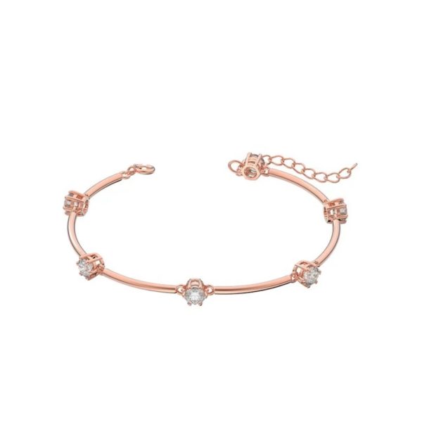 Swarovski/施华洛世奇  Constella仿水晶手镯 5609711  玫瑰金色：圖片 2