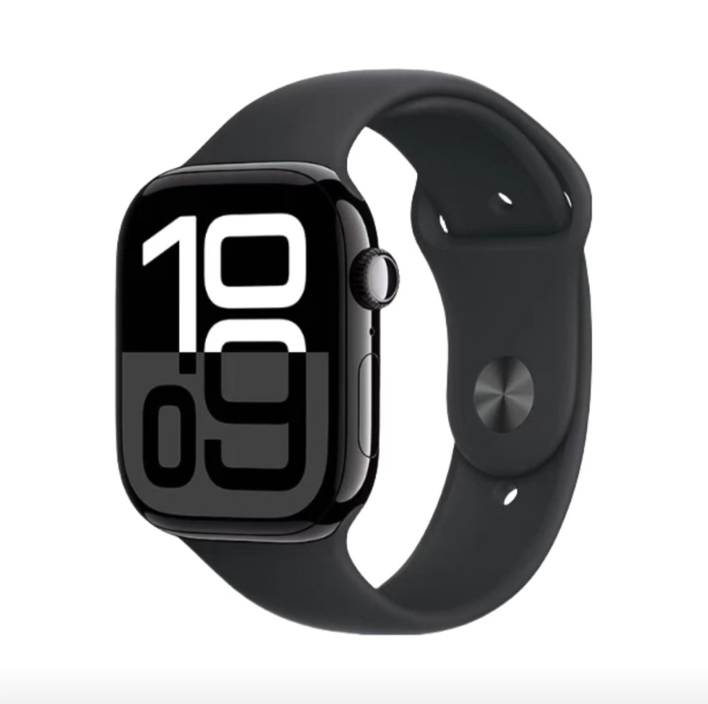 Apple/蘋果Apple Watch Series 10(42mm) 鋁金屬錶殼智慧手錶更纖薄更大螢幕玫瑰金色錶殼GPS版M/L 運動錶帶