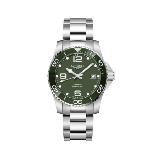 【彭于晏同款】Longines/浪琴康卡斯潛水系列41mm 太陽飾紋錶盤自動機械男士手錶L3.781.4.06.6
