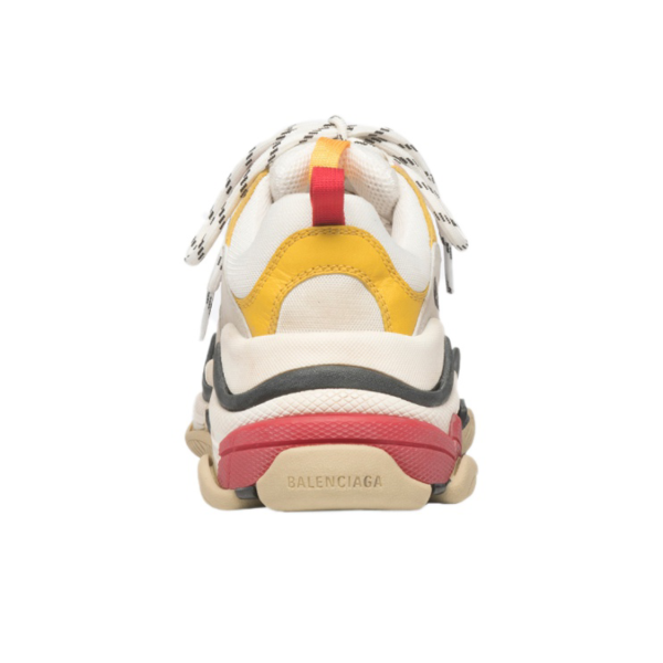 Balenciaga/巴黎世家Triple S 網眼水洗女款白粉色：圖片 4
