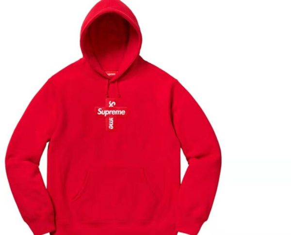Supreme FW20 Week15 Cross Box 十字架連帽衛衣紅色：圖片 2